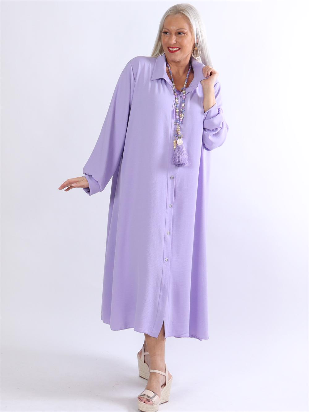 Aviaya - Lang skjortekjole